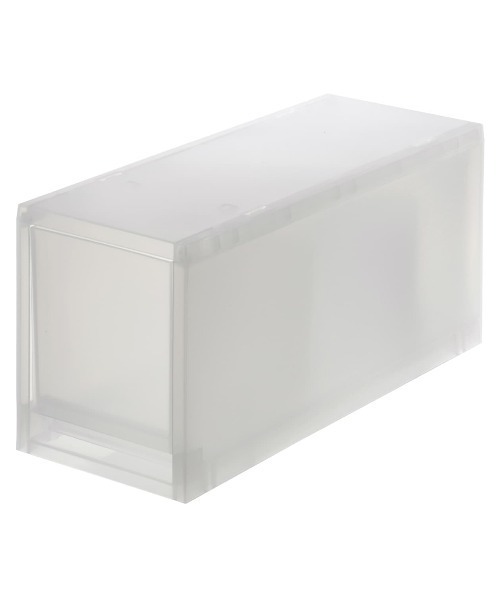 無印良品（MUJI） 収納 ポリプロピレン 小物収納ケース ハーフ 大 約幅