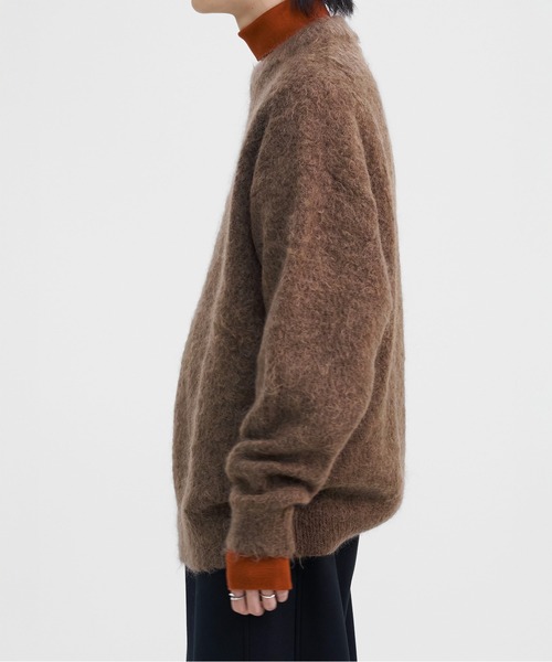 LAPIIS セーター ニット ECLIPSE BRUSHED MOHAIR KNIT メンズ