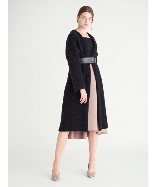 CELFORD（セルフォード） ノーカラーコート 38 ブラック レディース