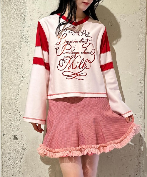 MILK（ミルク） tシャツ スパークリング Swan Tシャツ レディース 