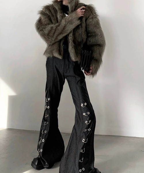 Otte ジャケット テーラードジャケット ファーショートジャケット