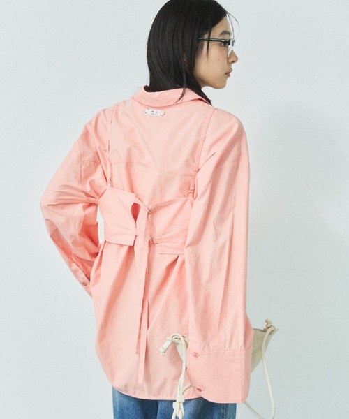 MIRROR STOKE ブラウス シャツ 「WEB限定」「新色追加」BUSTIER SHIRT 