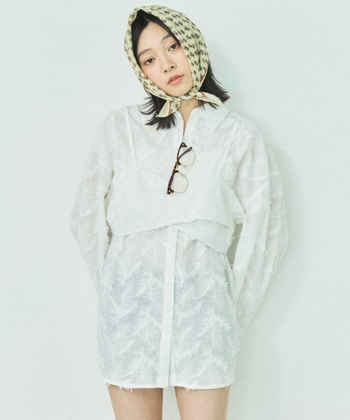 MIRROR STOKE ブラウス シャツ 「WEB限定」「新色追加」BUSTIER SHIRT 