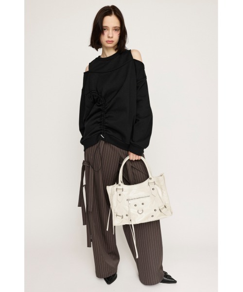 SLY トレーナー スウェット OPEN SHOULDER SW TOPS オープン