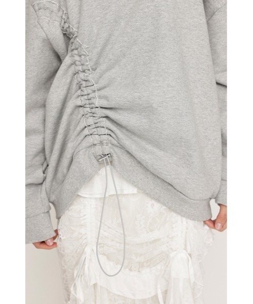SLY　オープンショルダースウェット SLY トレーナー スウェット OPEN SHOULDER SW TOPS オープン