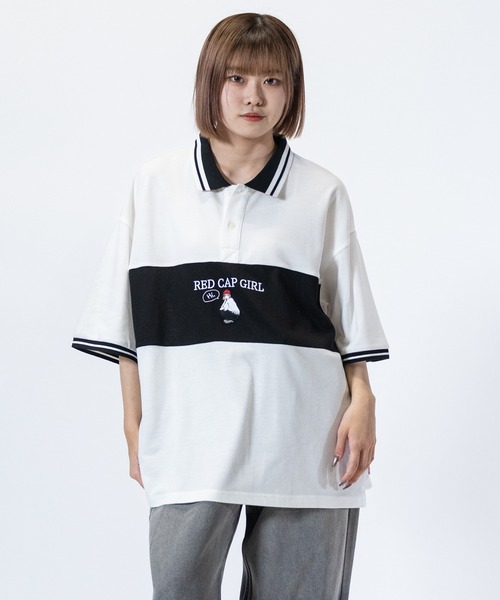 Clubhaus Highballers 赤ポロシャツ メンズ エンボス半袖ポロシャツ レッド 吸汗速乾 UV | LOUDMOUTH