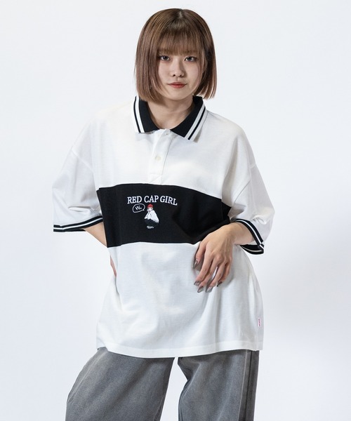 RED CAP GIRL ポロシャツ 「a-r」「RedCapGirl/レッドキャップ