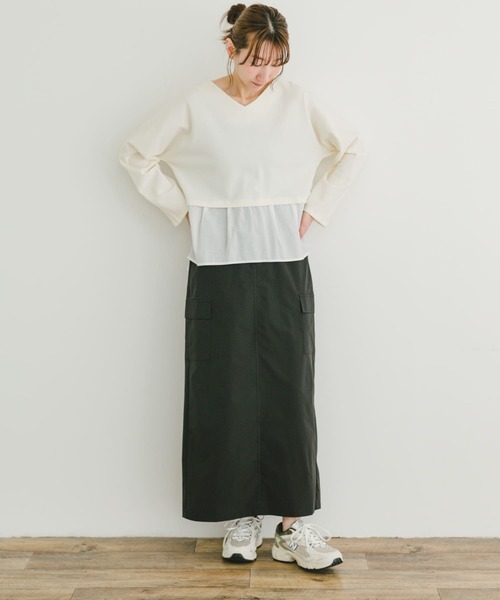 ITEMS URBANRESEARCH スカート アウトポケットロングスカート