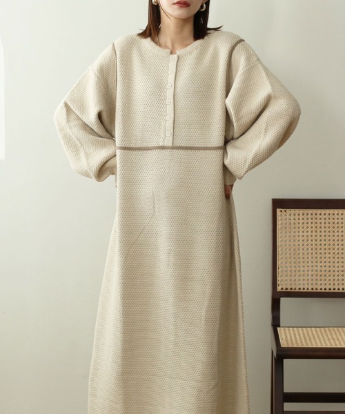 「NOAHL」 ニットワンピース FREE ブラック レディース_画像7