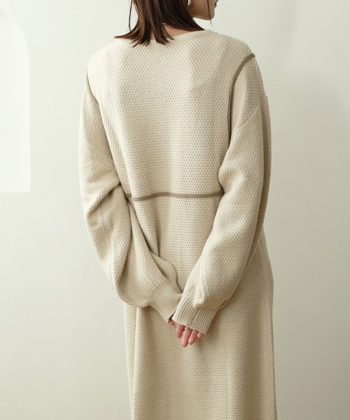 「NOAHL」 ニットワンピース FREE ブラック レディース_画像8