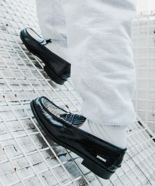 ケンフォード × ZODIAC / ゾディアックエンボス ローファー