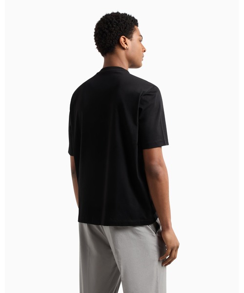 tシャツ 「A|X アルマーニ エクスチェンジ」ビッグロゴ クロップド 半袖クルーネックTシャツ/CROPPED レディース ARMANI EXCHANGE tシャツ 「A|X アルマーニ エクスチェンジ