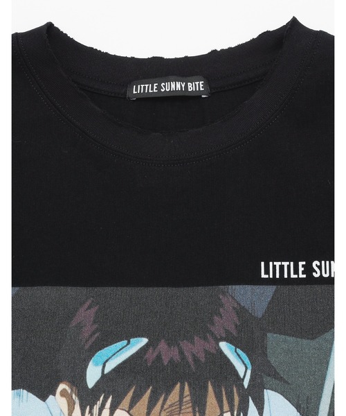 tシャツ 「8」「it」「evangelion x little sunny bite」 face big tee レディース メンズ Little sunny bite tシャツ 「8」「it」「evangelion x little