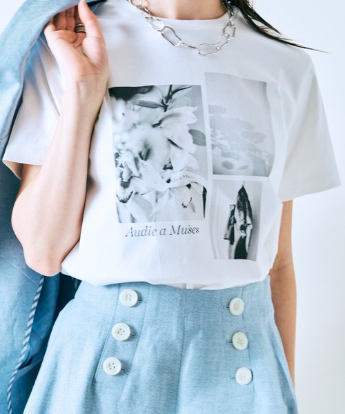 tシャツ フォトプリントTシャツ レディース