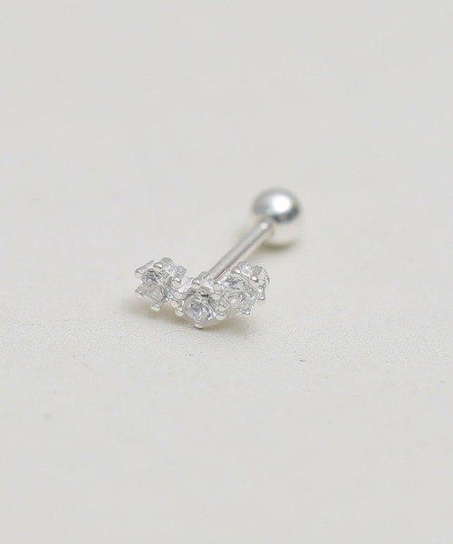 CERCA ピアス 「Peony/ピオニー」/キラキラモチーフ ワンポイント