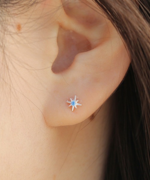 ⭐︎　ピアス CERCA ピアス 「Peony/ピオニー」/キラキラモチーフ ワンポイント