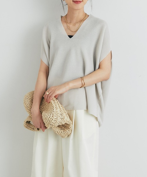 【新品】CPG　Vネック　ニット　タグ付き Vネックニット - Apparel EC