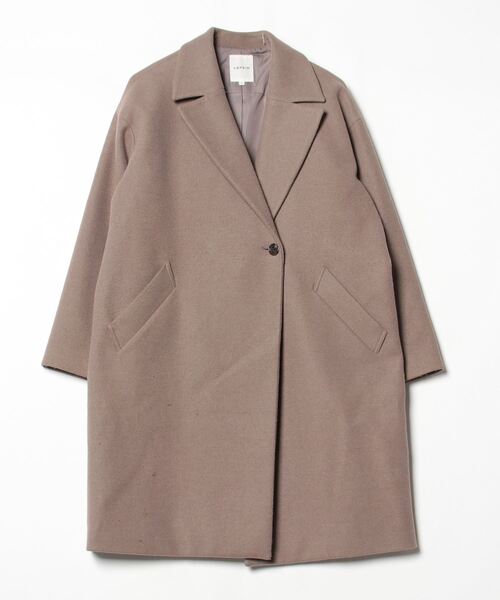 【新品未使用】  PLATINUM チェスター コート LEPSIM（レプシィム） チェスターコート M ブラウン レディース