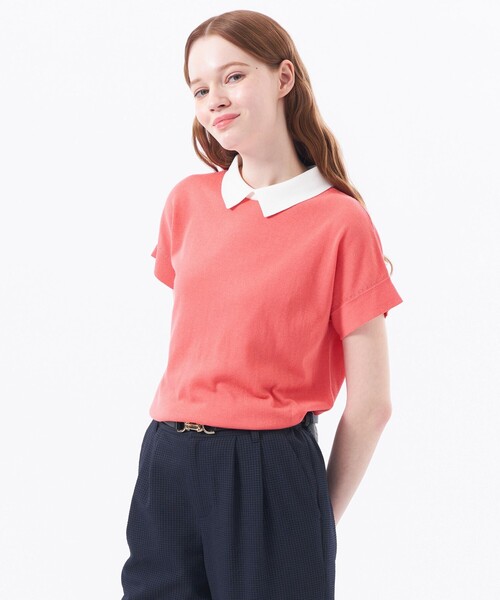 MACKINTOSH PHILOSOPHY tシャツ 「Bicolor Knit Polo（バイ