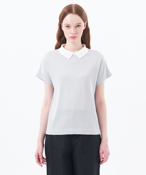 MACKINTOSH PHILOSOPHY KNIT LS POLO ニットポロ WEB&一部店舗限定】バイカラーポロニット(トップス)｜MACKINTOSH