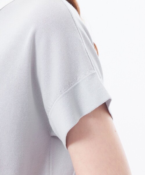 tシャツ 「Bicolor Knit Polo（バイカラーニットポロ）」ハーフスリーブ レディース MACKINTOSH PHILOSOPHY tシャツ 「Bicolor Knit Polo（バイ