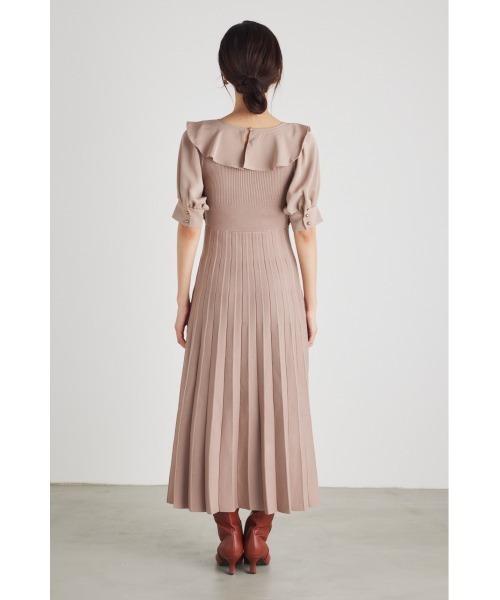 「rienda」 ニットワンピース FREE ベージュ レディース_画像6