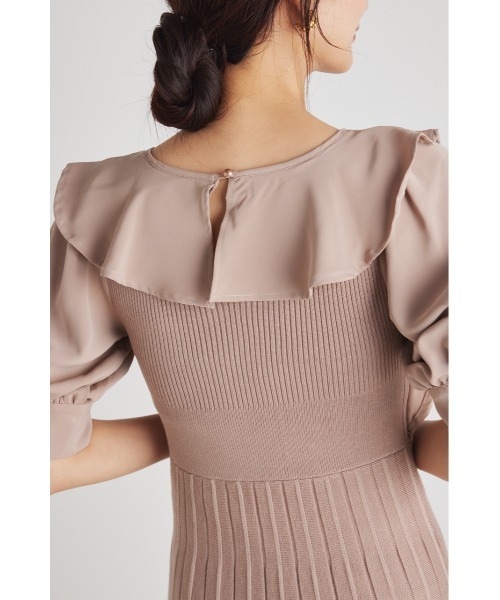 「rienda」 ニットワンピース FREE ベージュ レディース_画像9