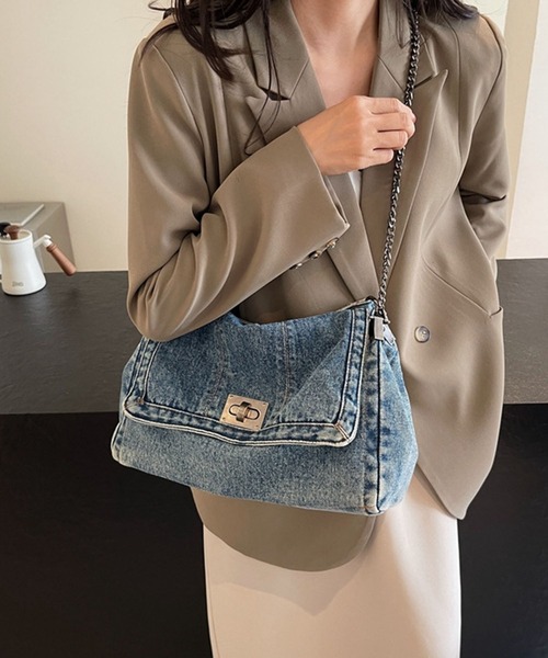 GENTLEWOMAN ショルダーバッグ デニム デニム GENTLEWOMAN(ジェントルウーマン) バッグ・カバン