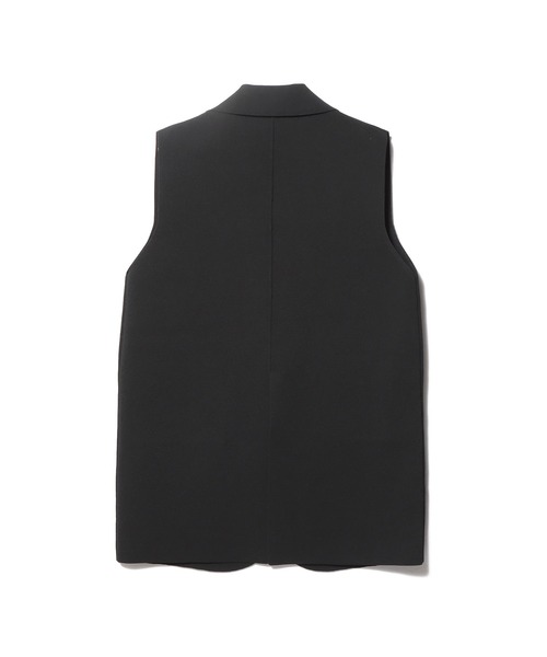 ANAYI◆ジレベスト/38/レーヨン/ブラック/無地 trim_ofany_item0bc68a5abe8011e