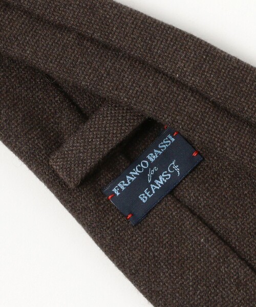 BEAMS F（ビームスF） ネクタイ FRANCO BASSI / カシミヤウール