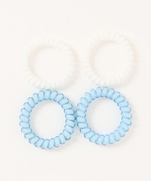 ARCHIVER ヘアゴム 「76」カラフルスパイラルヘアゴム 4個セット