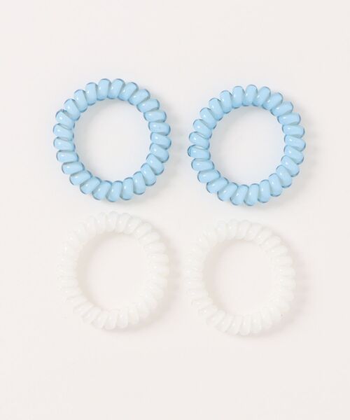 ARCHIVER ヘアゴム 「76」カラフルスパイラルヘアゴム 4個セット