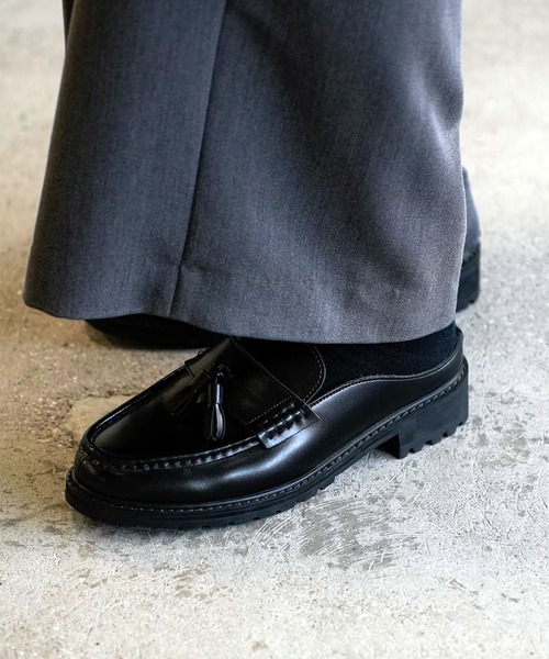 サンダル・ミュール AMATO DANIELE Loafers & Slippers 編みデザインミュールサンダル[品番：ORTS0008712]｜ORiental