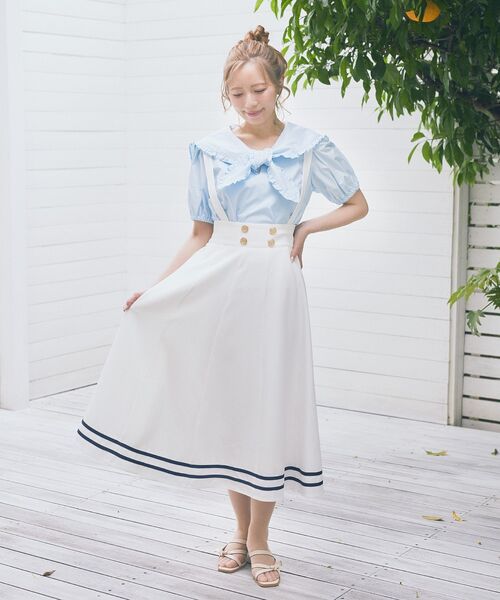 Amavel Wonder Horoscope サスペンダースカート Wonder Horoscope