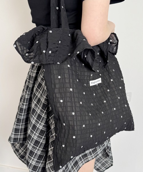 小花柄バッグ 田舎風の小花柄大容量トートバッグ（トートバッグ）｜aimoha