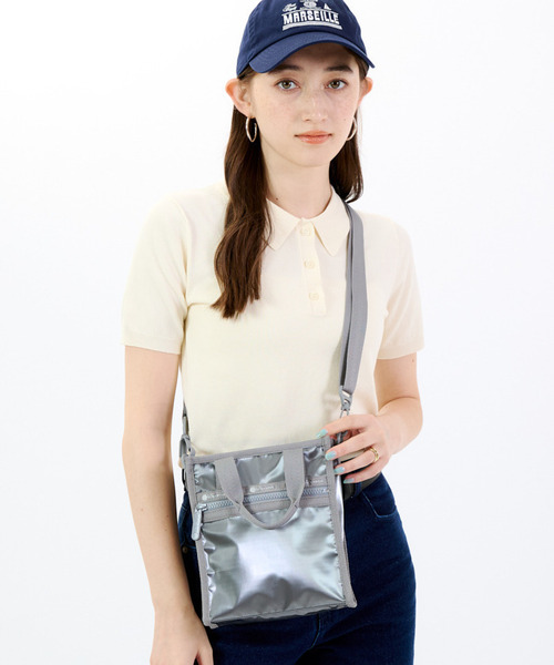 Lesportsac グレーサコッシュ LeSportsac ショルダーバッグ バッグ MINI N/S TOTE ガンメタル