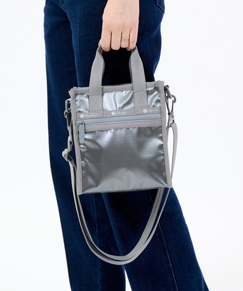 LeSportsac ショルダーバッグ バッグ MINI N/S TOTE ガンメタル