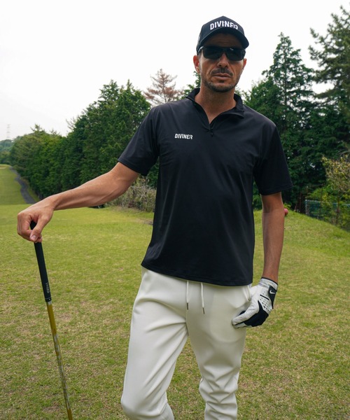 DIVINER GOLF ゴルフ 「DIVINER GOLF」バックラインハーフジップ