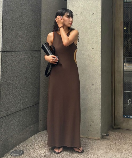 LIENCOEUR ワンピース バイカラーデザインワンピース : ZOZOTOWN Yahoo 