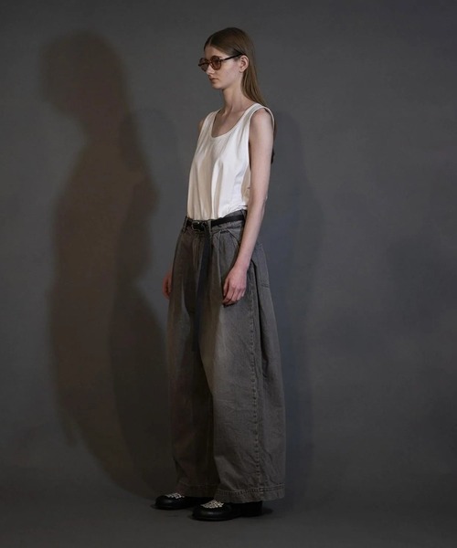 my beautiful landlet　2tuck wide denim MY BEAUTIFUL LANDLET SOFT DENIM WIDE JACKET - INDIGO – TOYASIDO