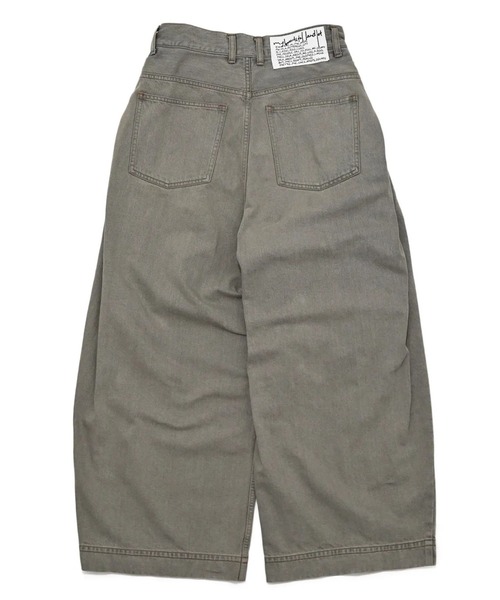 パンツ my beautiful landlet tuck wide pants my beautiful landlet パンツ 「my landlet」COTTON TWEED TUCK