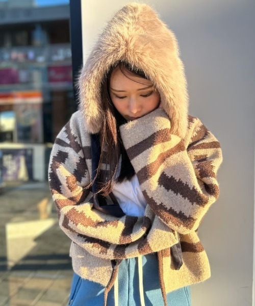 ipugo ニット帽 ニットキャップ レディース 「mini 11月号 猪島莉玲亜