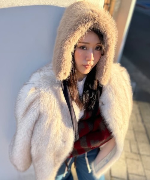 ipugo ニット帽 ニットキャップ 「mini 11月号 猪島莉玲亜様着用