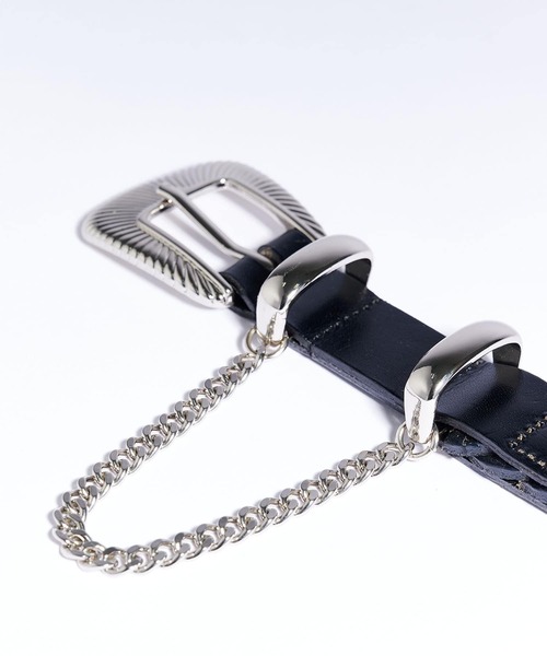 JieDa [ジエダ] LEATHER WESTERN BELT＜レザーウェスタンベルト