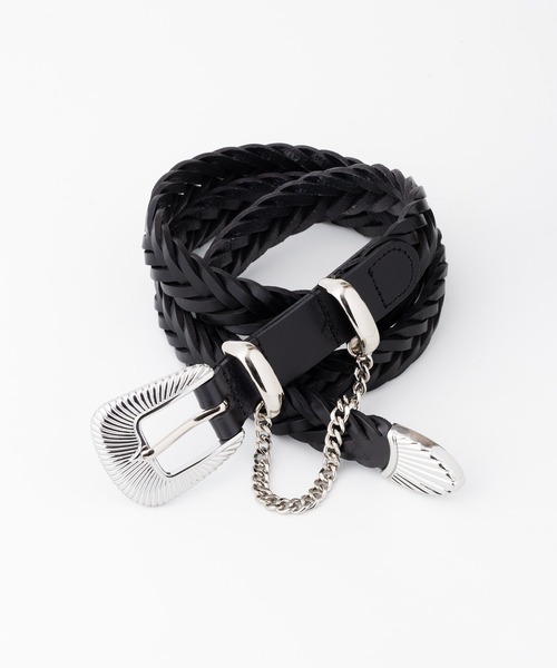 JieDa レザーベルト ブラック JieDa/WESTERN BELT(BLACK) - Proof Of Power