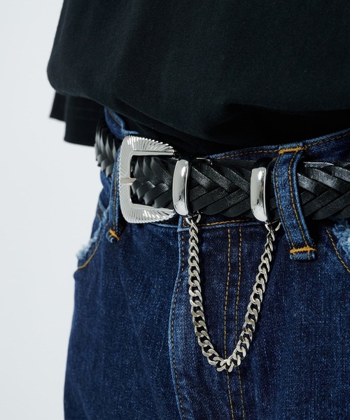 セール】【JIEDA / ジエダ】STUDS WESTERN BELT(505827314