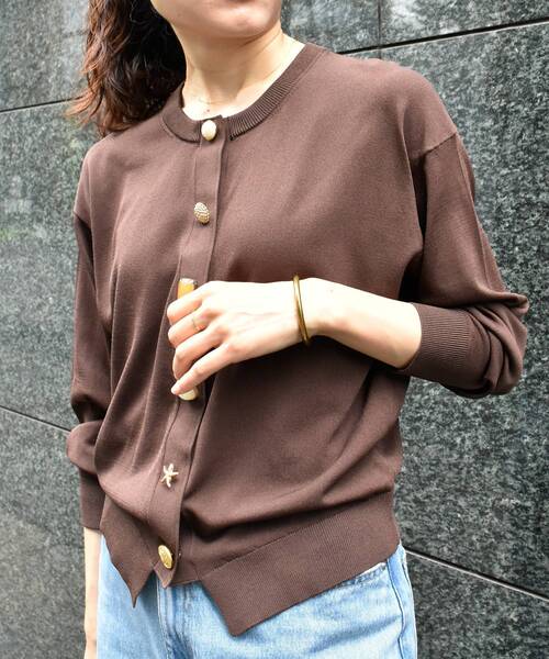 le.coeur blanc（ルクールブラン） カーディガン TORRAZZO DONNA