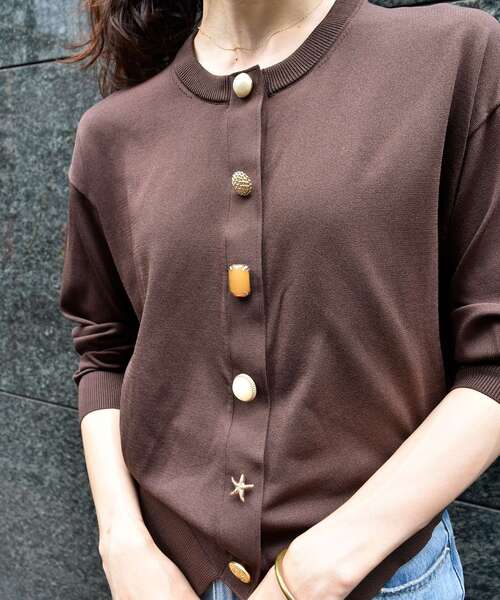 le.coeur blanc（ルクールブラン） カーディガン TORRAZZO DONNA