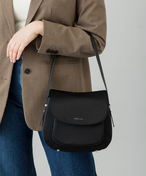 EDITA.（エディータ） ハンドバッグ Round pocket hand bag コンパクト
