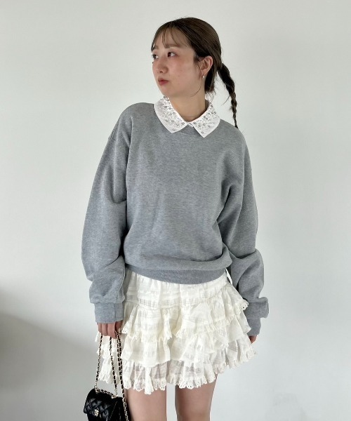 スナイデル スウェット トレーナー SNIDEL トレーナー スウェット 「USAGI ONLINE/ZOZOTOWN限定